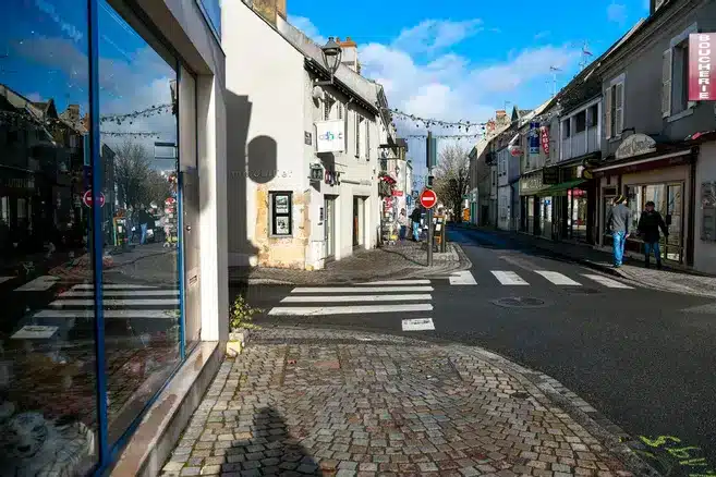 Photo du centre ville de la ville d'Olivet